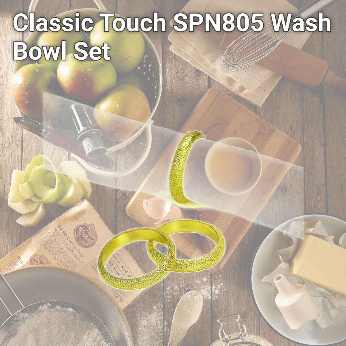 Picture of Classic Touch SPN805 Wash Bowl Set