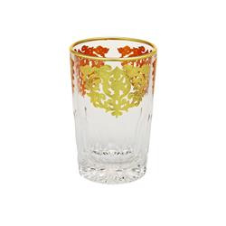 Classic Touch Gtwg212 Tea Glasses With Rich Gold Design, Set Of 6