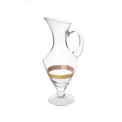 Classic Touch Cjg741 42 Oz Pitcher With 14k Gold Striped Design