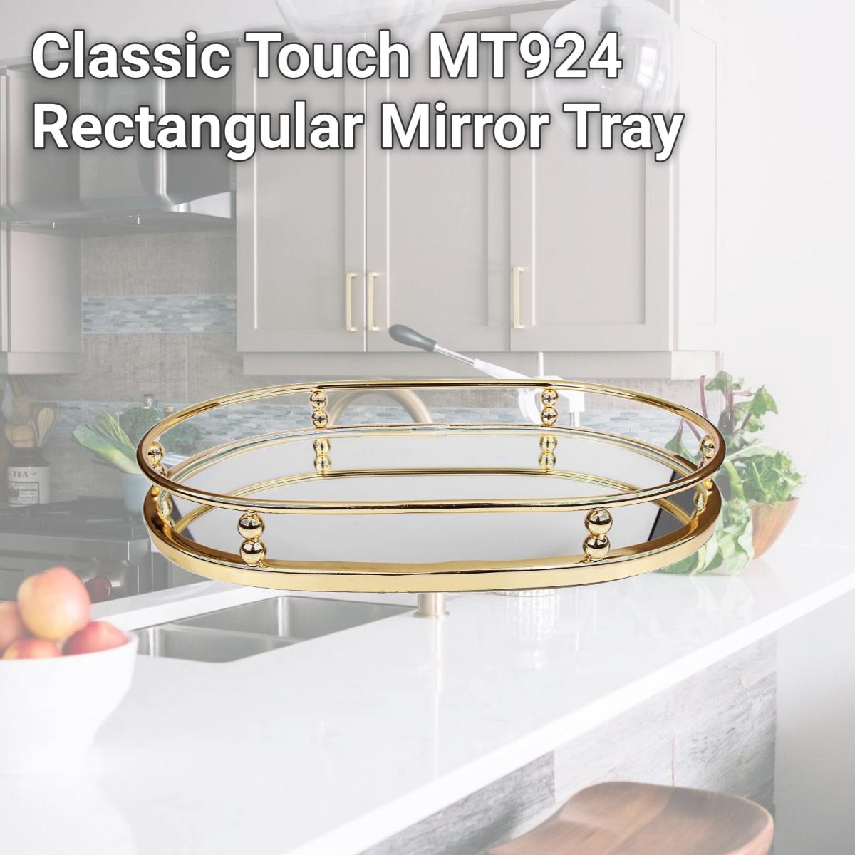 Picture of Classic Touch MT924 Rectangular Mirror Tray