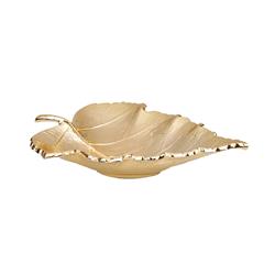 Classic Touch Le926 17 In. Gold Leaf Dish