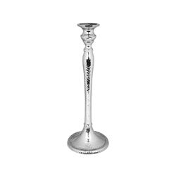 Classic Touch Ch932 10.5 In. Nickel Candlestick
