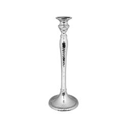 Classic Touch Ch936 12.25 In. Nickel Candlestick