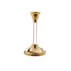 Classic Touch Cha937g 7.25 In. Gold Candlestick With Acrylic Stem