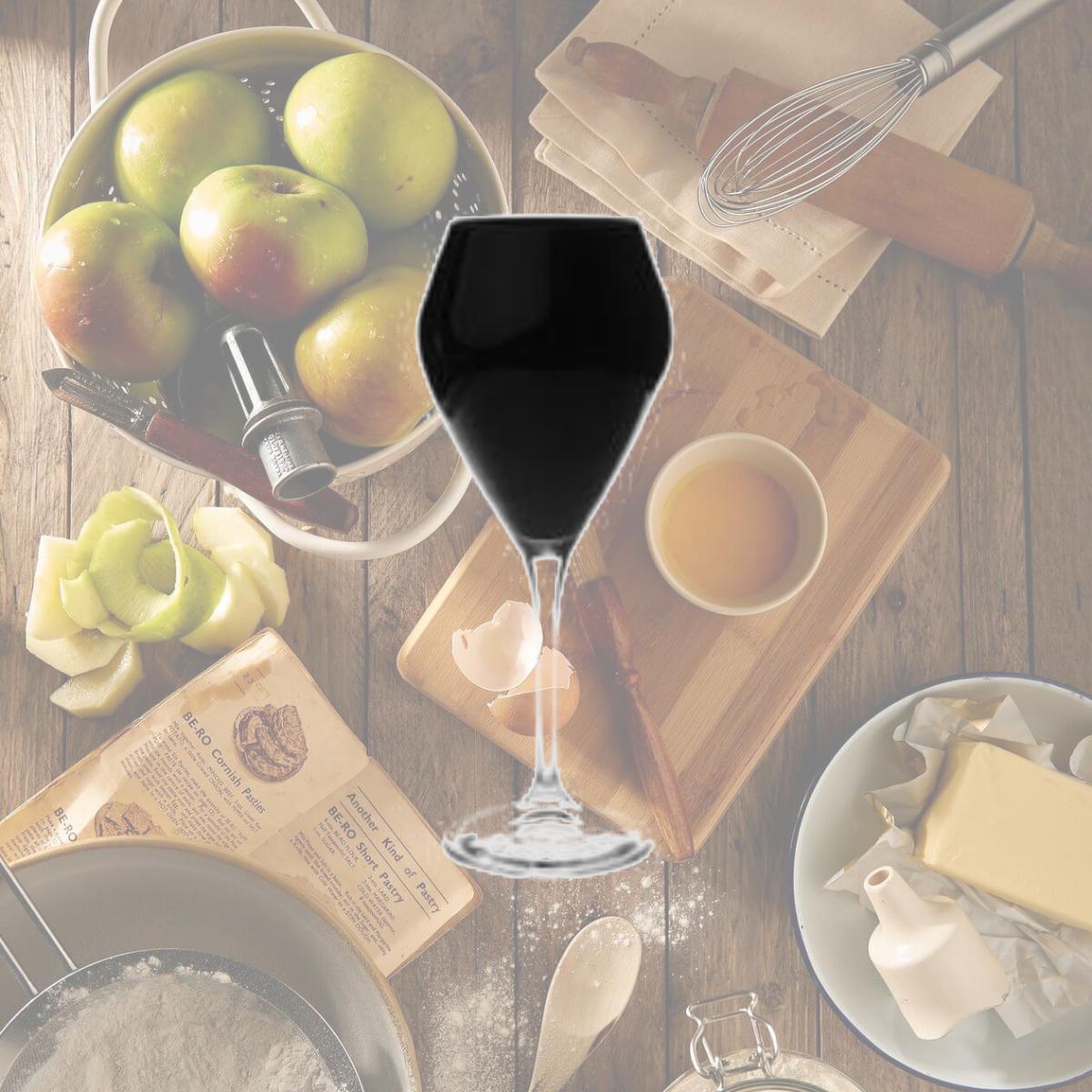 Picture of Classic Touch CWR818B 3 x 9 in. V-Shaped Black Water Glasses with Clear Stem, Set of 6