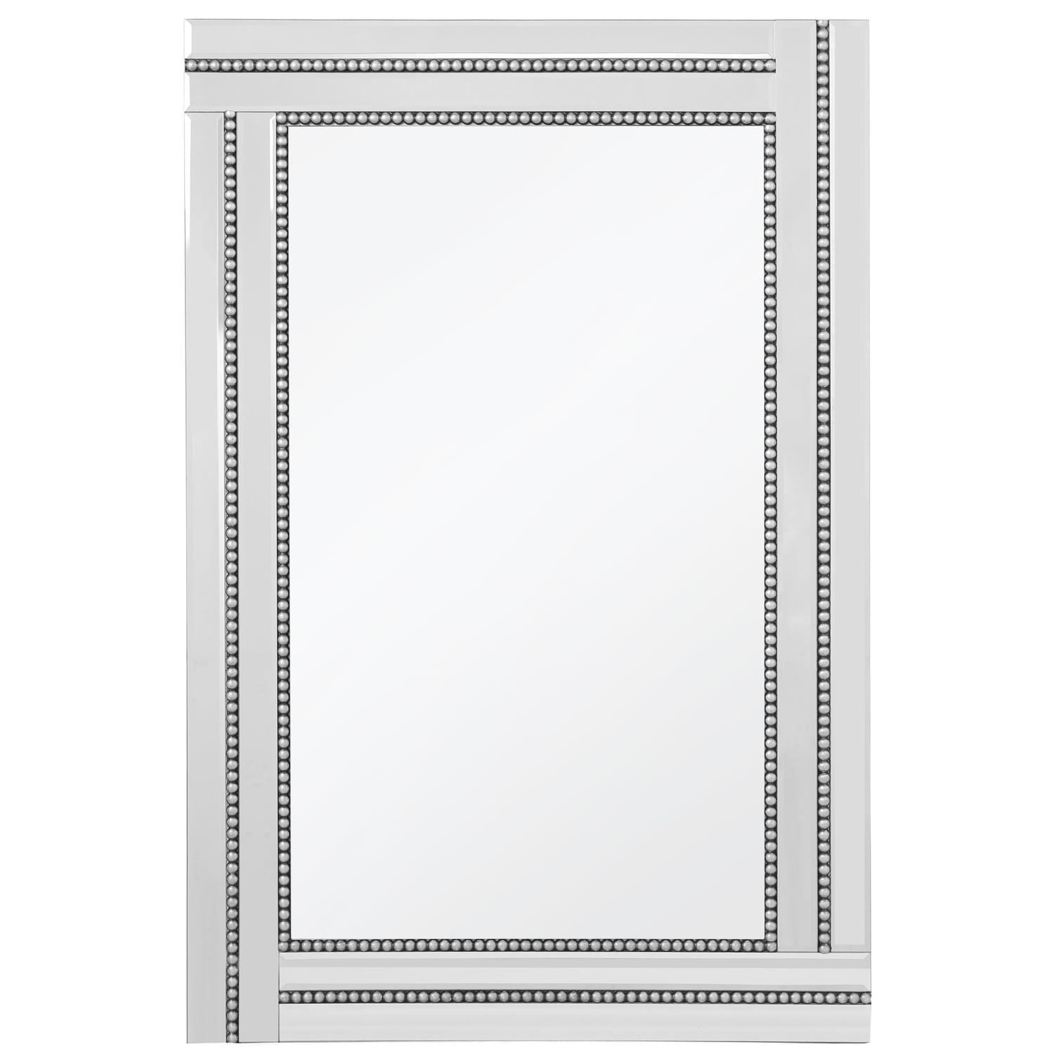 86309 24 X 36 In. Princeton Beaded Frame Accent Mirror