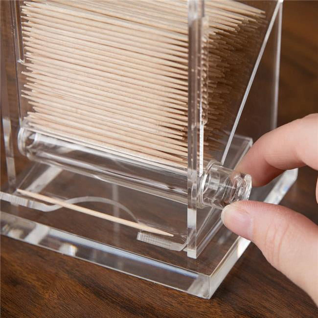 295 Round Toothpick Dispenser - Clear