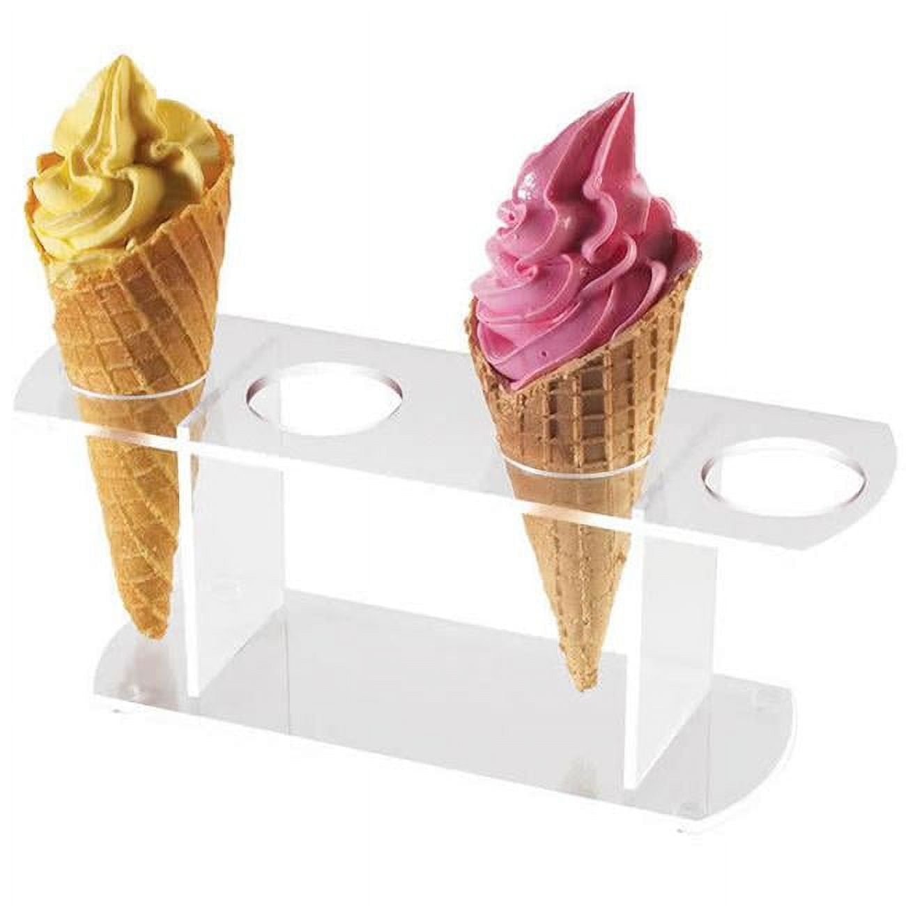 Waffle Cone 4 Stand, Clear