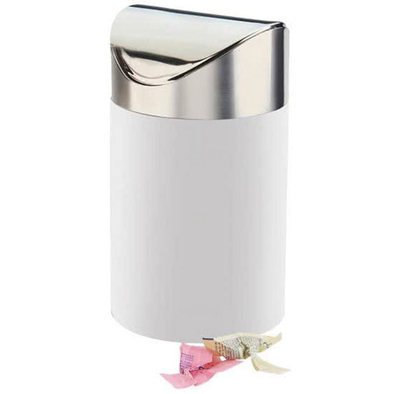 1717-15 Counter Trash Receptacles - White