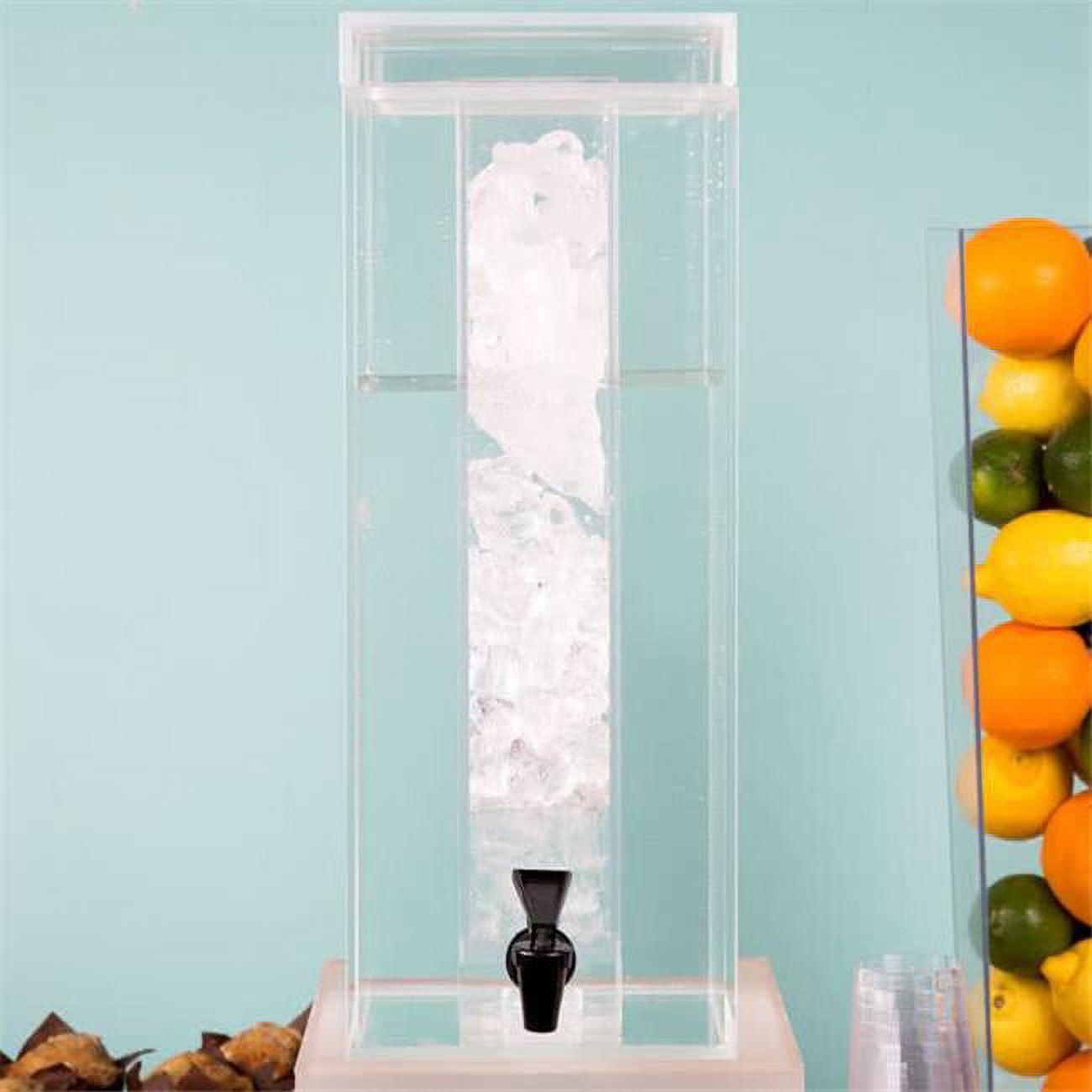 3554ice 3 Gal Acrylic Beverage Dispenser No Base - Clear