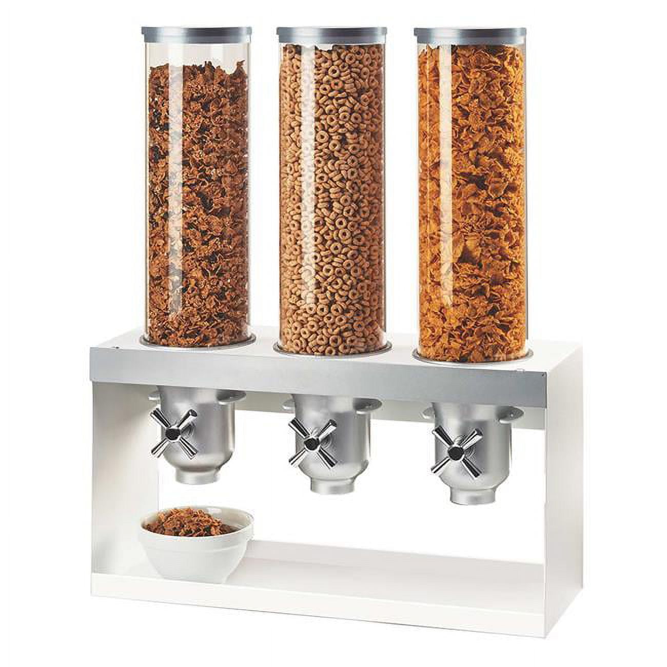 3598-3-55 4.5 Ltr Luxe Cereal Dispenser With 3 Cylinders - 20.5 X 7.25 X 27 In.