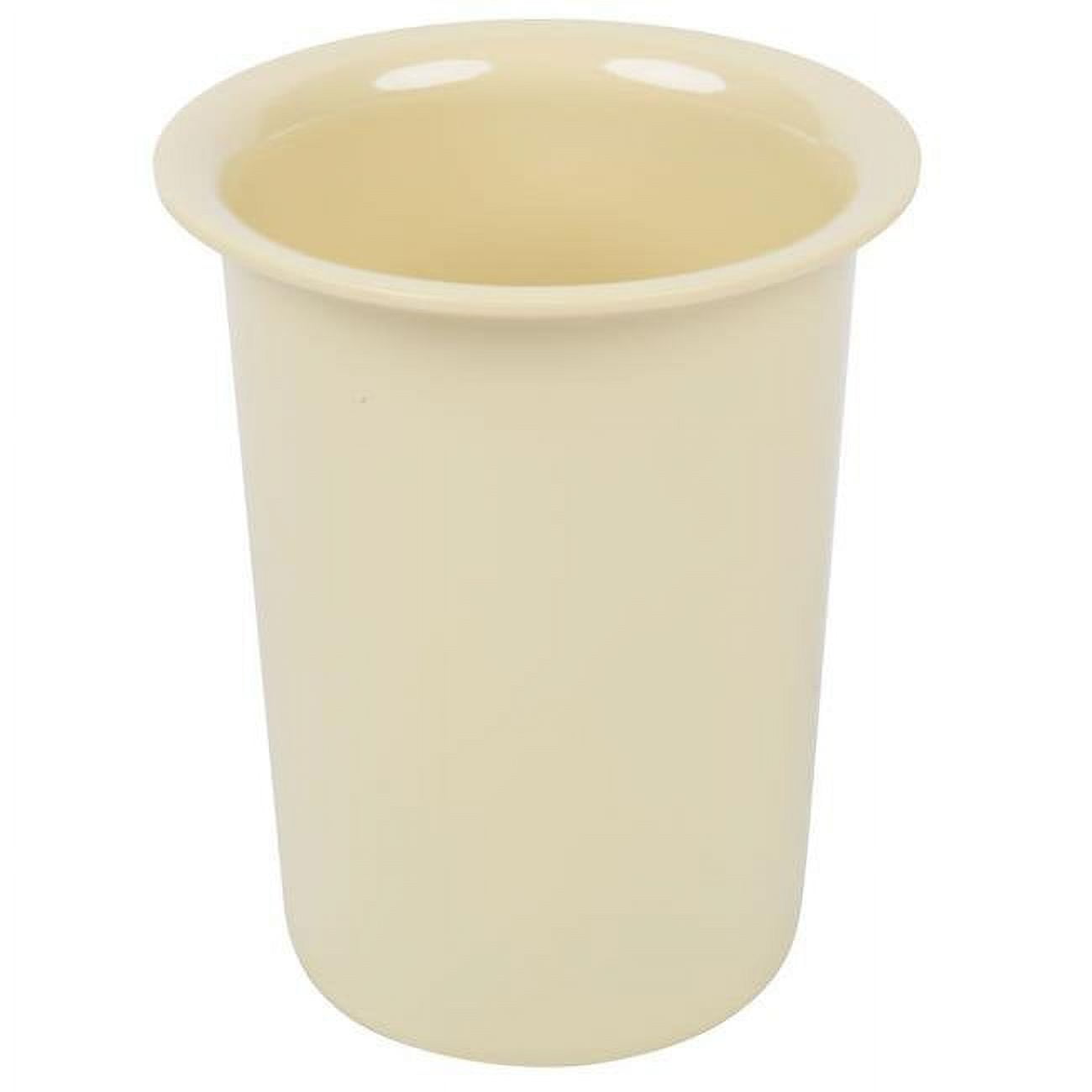 1017-61 Solid Butter Yellow Melamine Cylinder - 4.5 Dia. X 5.5 In.