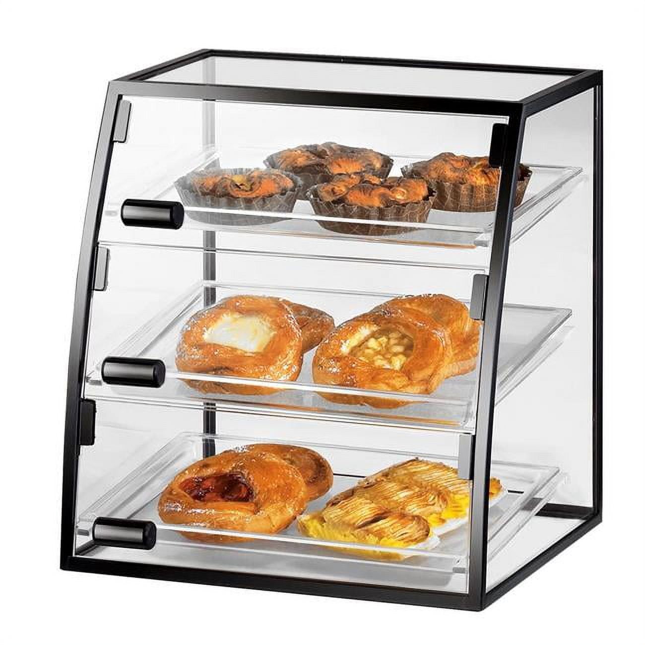 1708-1318 Iron Curved Self-service Display Case - 18 X 16 X 21 In.