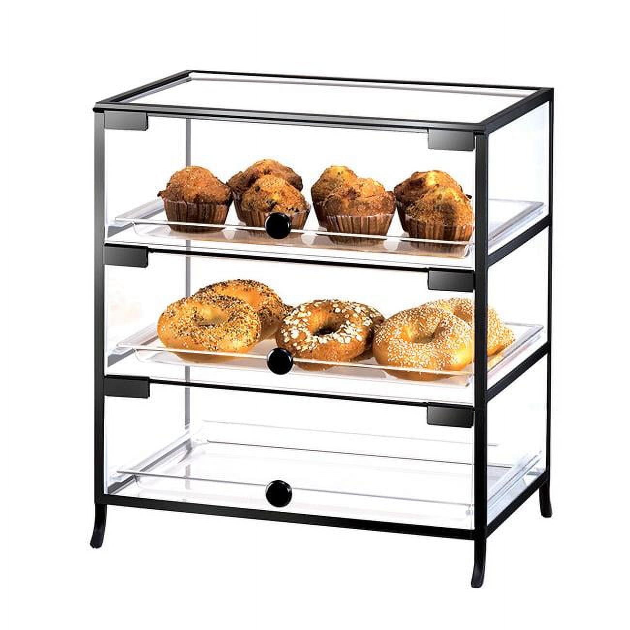 1735-1318 Iron 3-tier Display Case - 19 X 15 X 21.125 In.