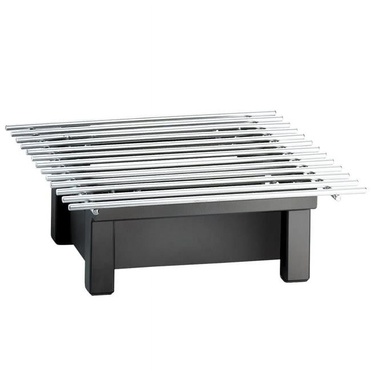 1348-12-13 One By One Chafer Griddle, Black - 12 X 12 X 4 In.