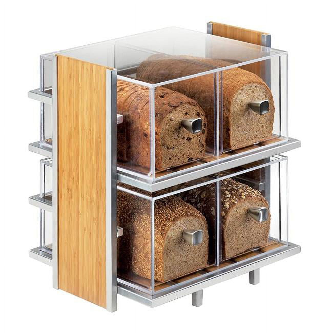 1279 Eco Modern 2-tier Bread Display Case - 14 X 11.5 X 15 In.