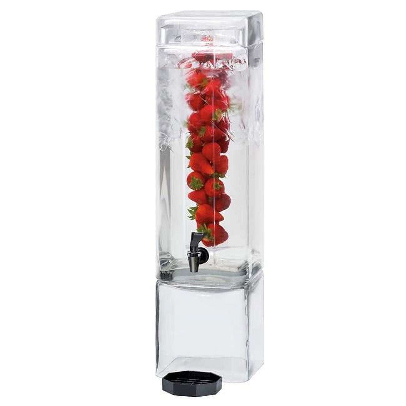 1112-3inf 3 Gal Beverage Dispenser With Infusion, Square - 7 X 9 X 26.5 In.