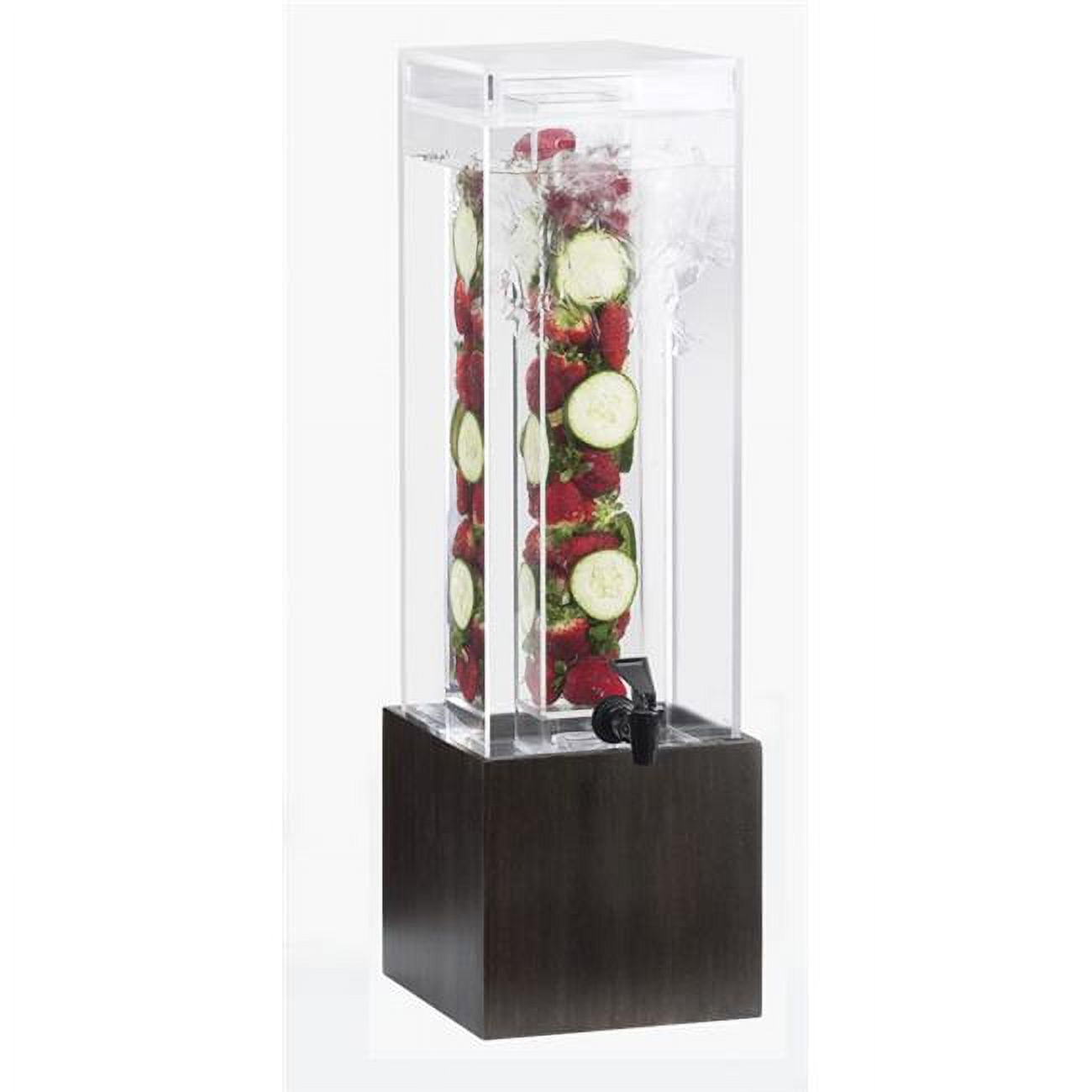 1527-1inf-96 1.5 Gal Midnight Bamboo Infusion Beverage Dispenser - 8.125 X 9.75 X 17.75 In.