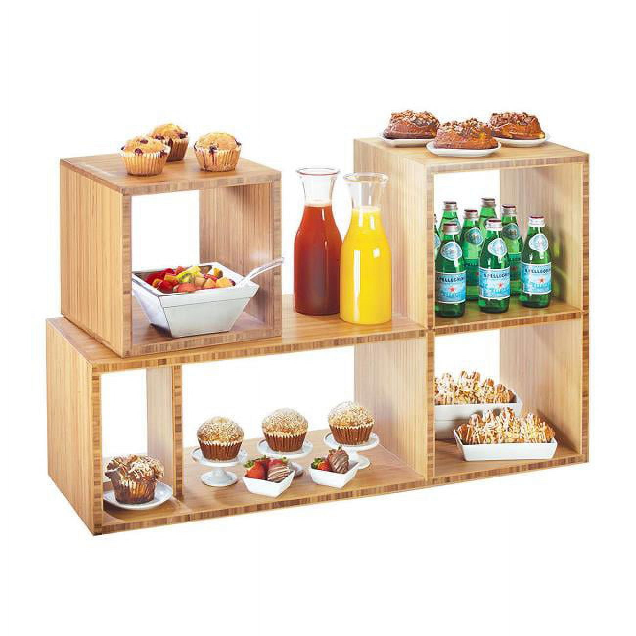 1933-60 Bamboo Library Shelf System - 38 X 12 X 24 In.