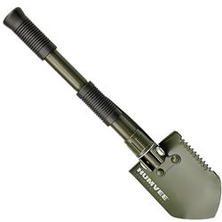 Humvee Gear Hmv-shovel-01 Folding Shovel With Pickaxe Rubber Grip, Olive Drab