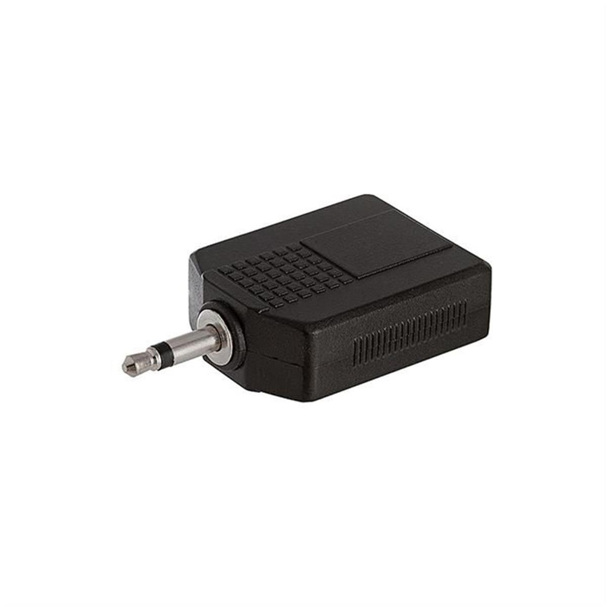 CMPLE 1151-N 3.5 mm Mono Plug to 2 x 6.35 mm Stereo Jack Adapter CMPLE 1151-N 3.5 mm Mono Plug to 2 x 6.35 mm Stereo Jack Adapter