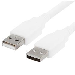 CMPLE 594-N USB 2.0 A Male To A Male High-Speed 480 Mbps Cable - 3 ft. - White CMPLE 594-N USB 2.0 A Male To A Male High-Speed 480 Mbps Cable - 3 ft. - White