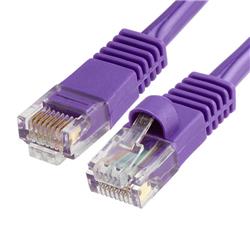854-n 350 Mhz Rj45 Cat5e Ethernet Network Patch Cable - 10 Ft. - Purple