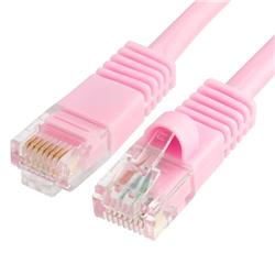 843-n 350 Mhz Rj45 Cat5e Ethernet Network Patch Cable - 7 Ft. - Pink