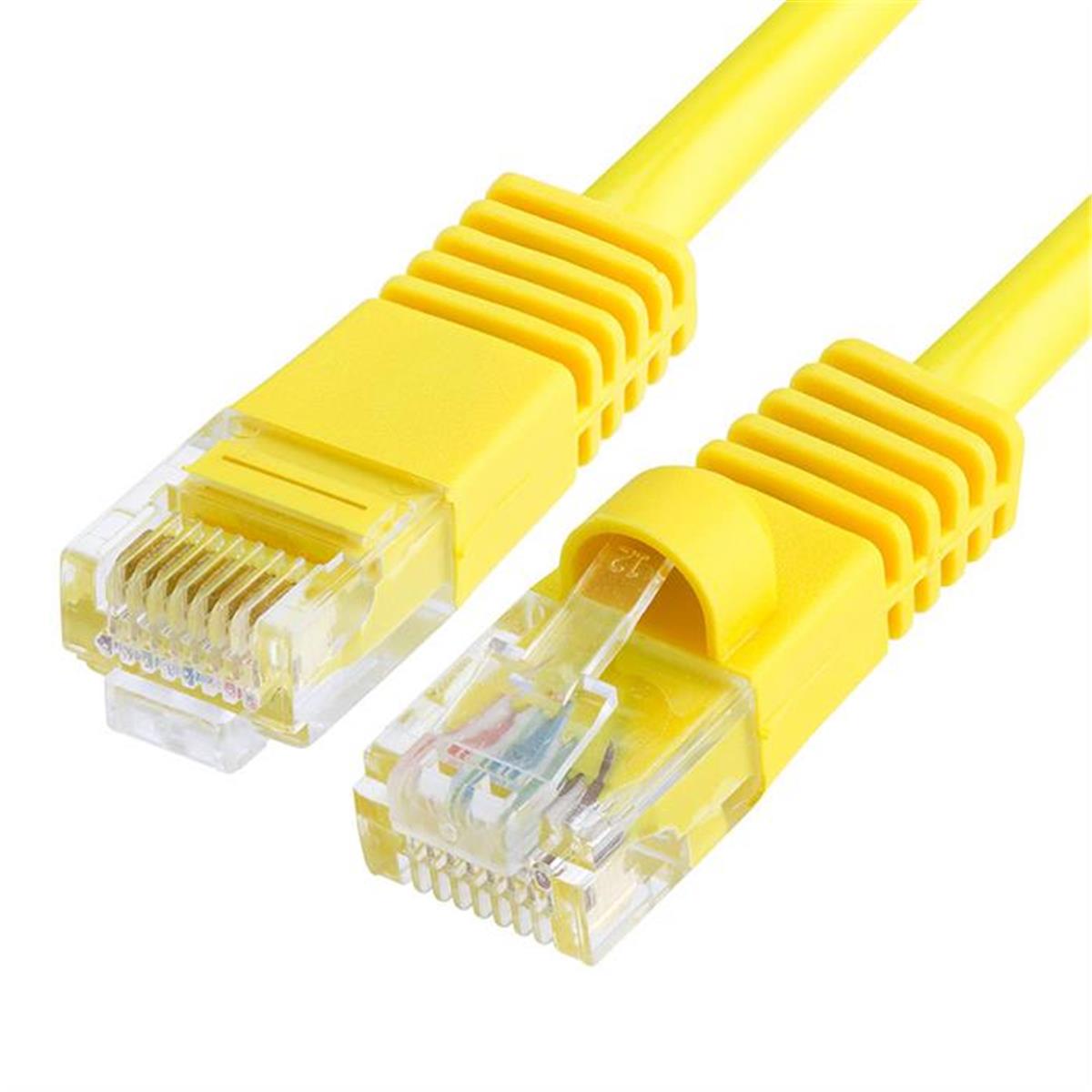 874-n 350 Mhz Rj45 Cat5e Ethernet Network Patch Cable - 10 Ft. - Yellow