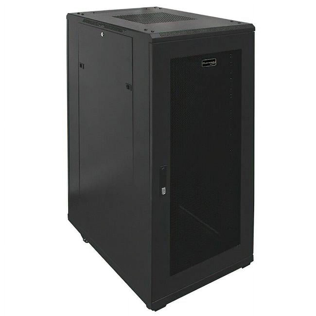 3010-N 32 in. 27U Standing Server Cabinet, Black