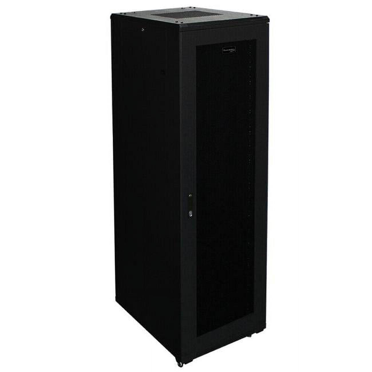 3013-N 40 in. 42U Standing Server Cabinet, Black