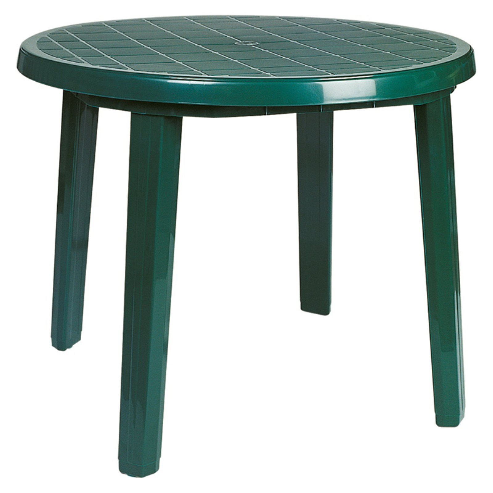 Isp125-gre 35.5 In. Ronda Resin Round Dining Table, Green