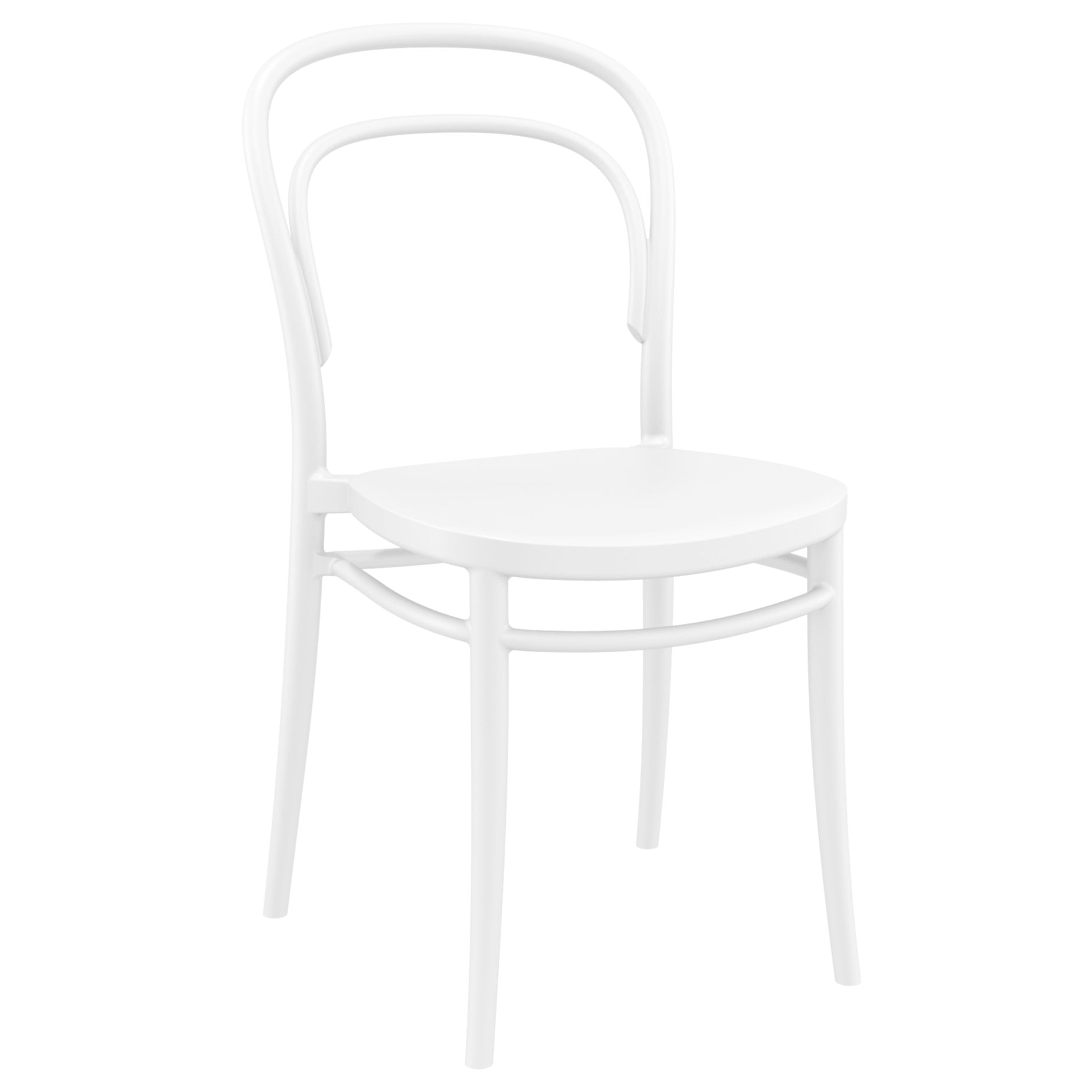 Isp251-whi Marie Resin Outdoor Chair, White