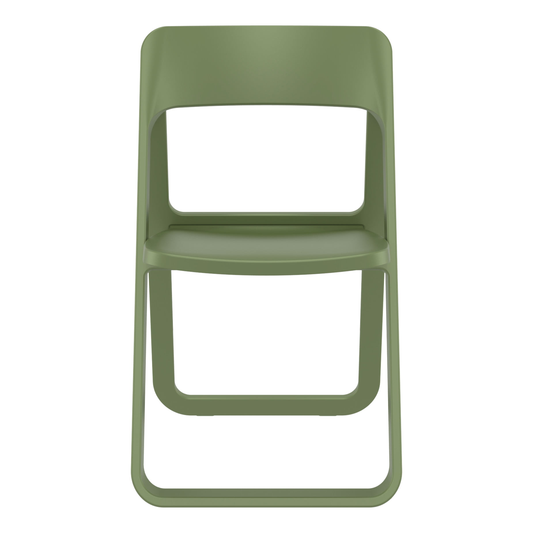 Isp079-olg Dream Folding Outdoor Chair, Olive Green