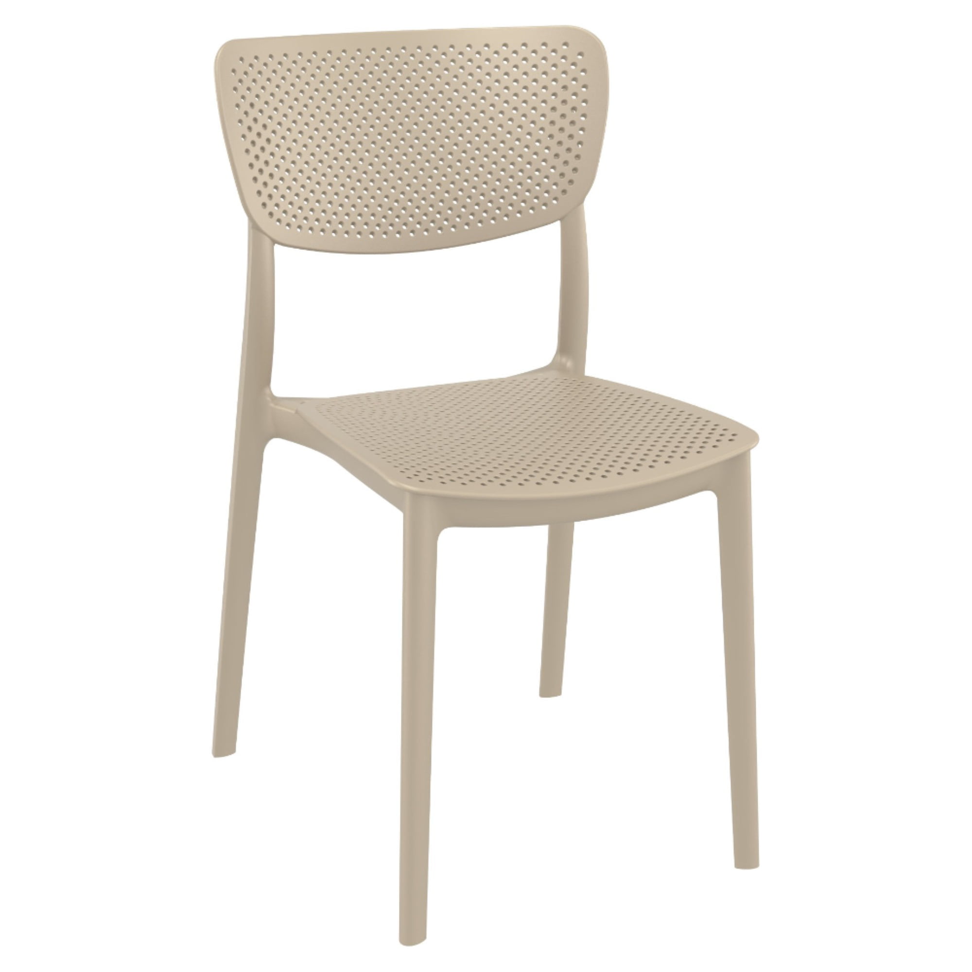 Isp129-dvr Lucy Outdoor Dining Chair - Taupe