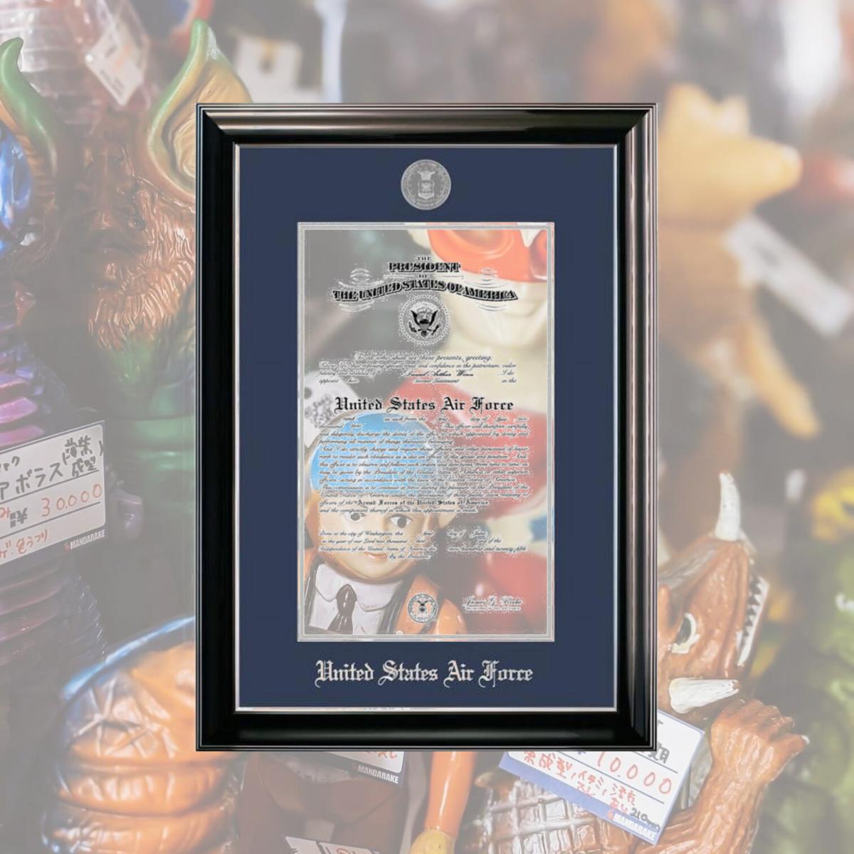 Picture of Campus Images AFCCL00211x14 11 x 14 in. Patriot Frames Air Force Certificate Classic Black Frame with Silver Medallion