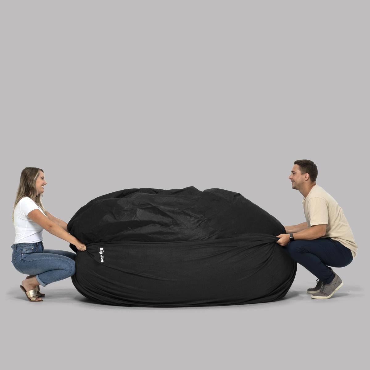 UPC 650231011094 product image for 0001655LDS Removable Cover Fuf Bean Bag Chair with Liner, Black - 2XL | upcitemdb.com