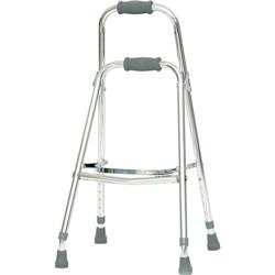 1065C Cane Folding Side Hemi Walker
