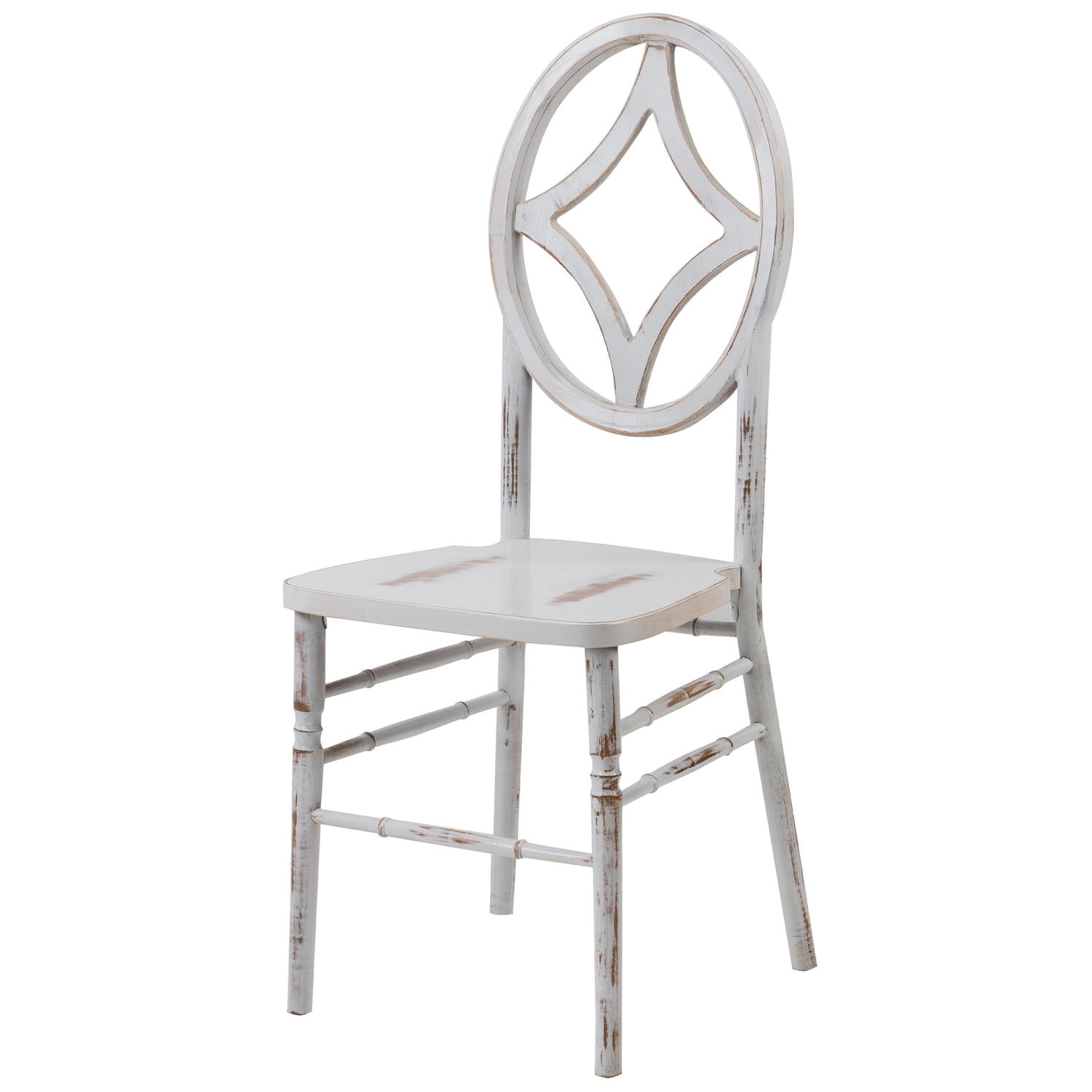 W-433-vr-diamond-lww Veronique Series Stackable Diamond Wood Dining Chair - Lime White Wash - 38.75 In.