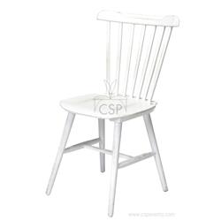 W-901-windsor-ww Stackable Windsor Dining Wood Chair - White Wash - 33 In.