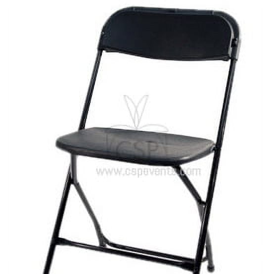 Mp-101-bk-h-6 Max Black With Black Frame Poly Performance Folding Chair - 31 In. - Set Of 6