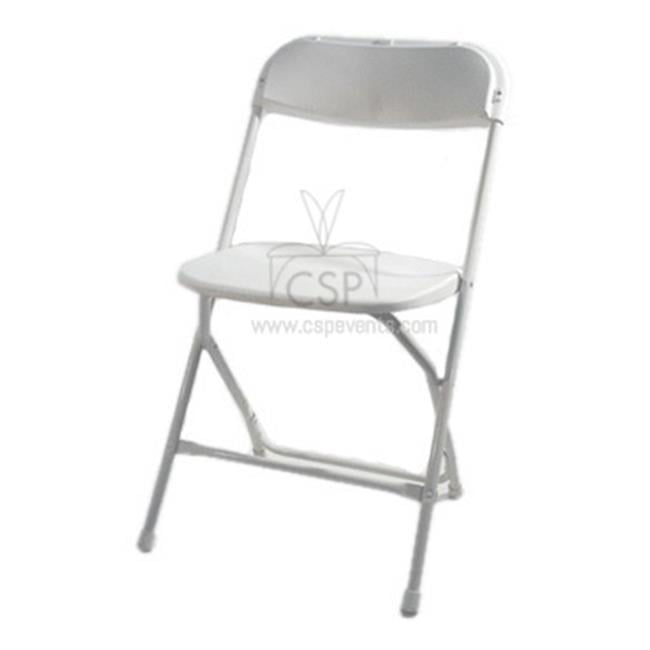 Mp-101-wh-h-6 Max White Poly Performance Folding Chair - 31 In. - Set Of 6