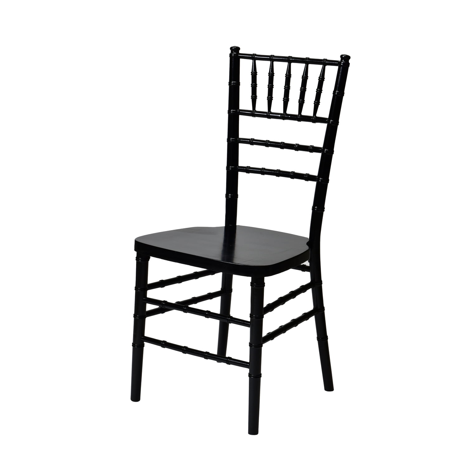 B-201-bk-web2 American Classic European Solid Black Wood Dining Chair, Set Of 2 - 36 X 16 X 15 In.