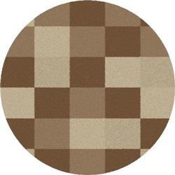 Concord Global 15289 6 Ft. 7 In. Shaggy Blocks - Round, Natural