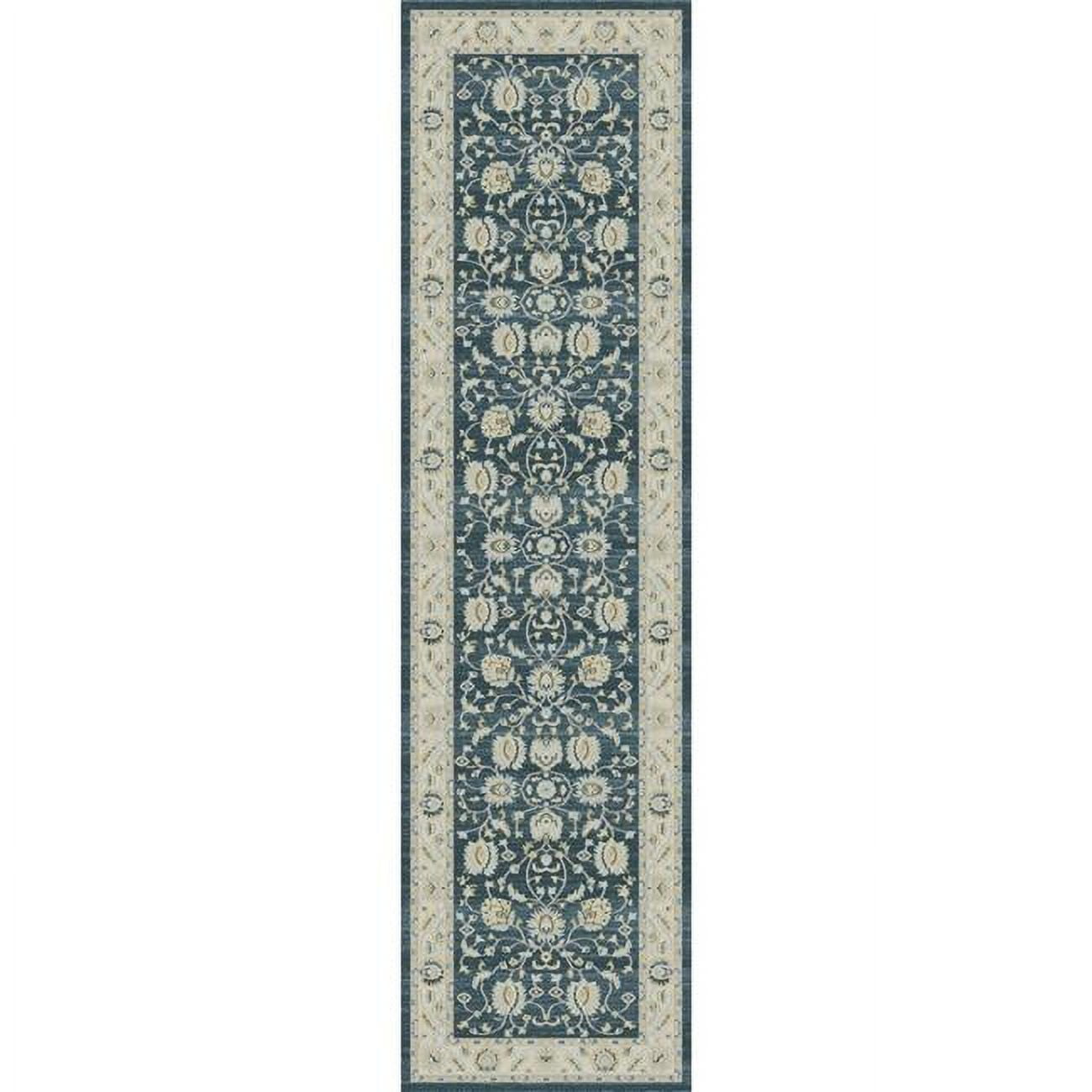 Concord Global 28252 2 Ft. X 7 Ft. 3 In. Kashan Mahal - Green