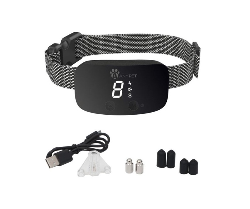APC01B Humane Rechargeable Dog Barking Collar - Black