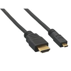 Cable Leader HM105-1102 2 ft. Micro-HDMI to HDMI Cable - Black Cable Leader HM105-1102 2 ft. Micro-HDMI to HDMI Cable - Black