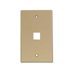 Cable Leader Wp302-0100 1-port Wall Plate For Keystone Insert, Ivory
