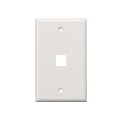Cable Leader Wp302-8100 1-port Wall Plate For Keystone Insert, White