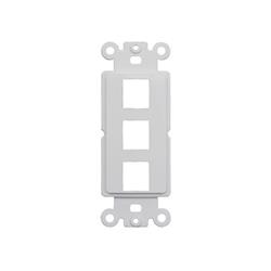 Cable Leader Wp303-8300 3-port Decorative Wall Plate